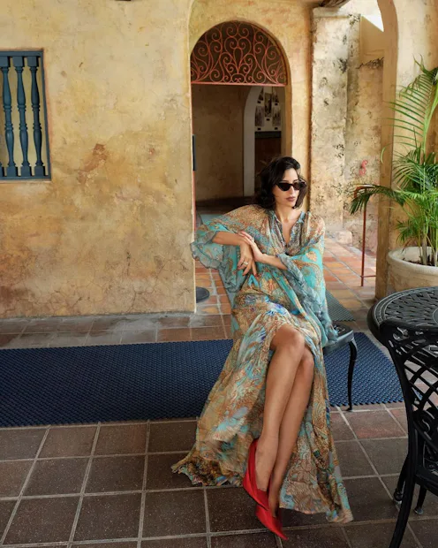 bettina looney beach cover up outfit idea