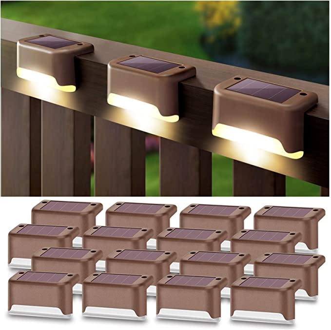 DenicMic Solar Deck Lights (16-Pack)