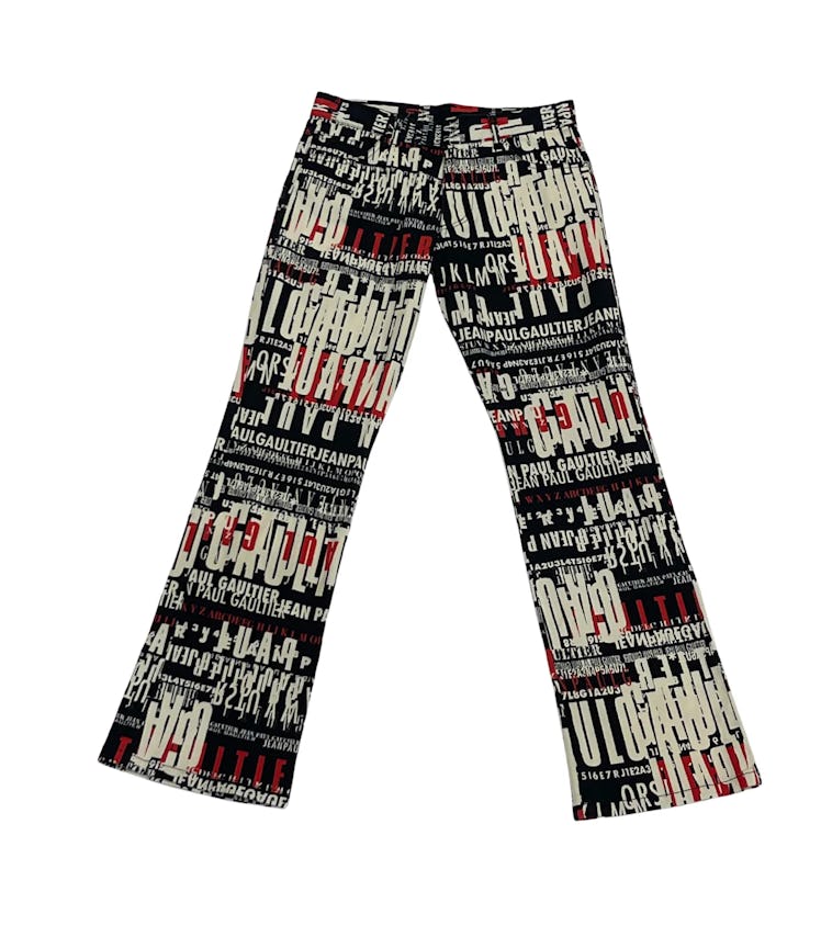 Vintage Jean Paul Gaultier printed pant