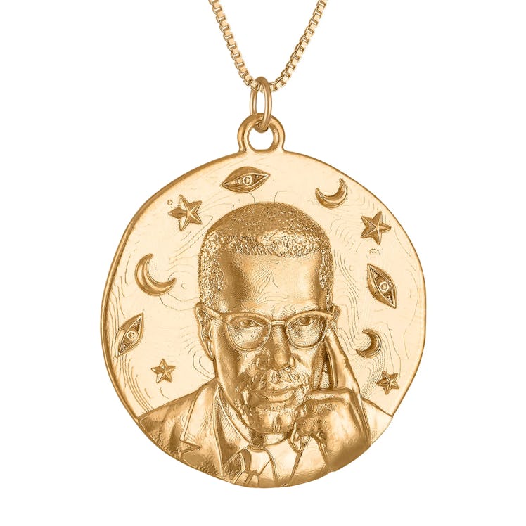 Malcolm X Large Medallion Necklace