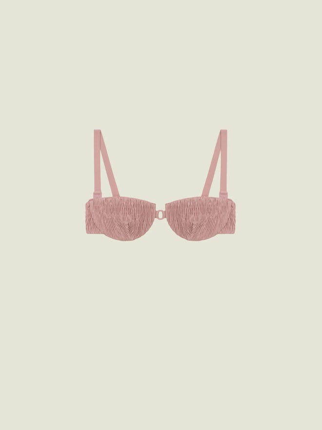 MEDINA pastel pink Tropic bikini top