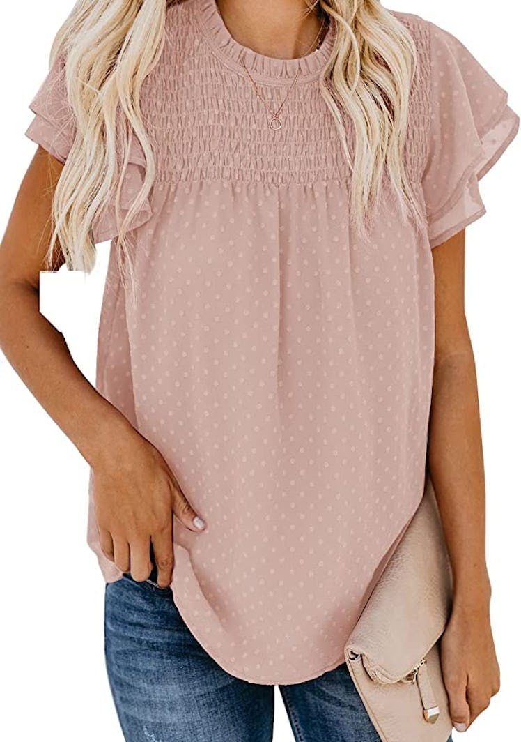 Dokotoo Short-Sleeve Blouse