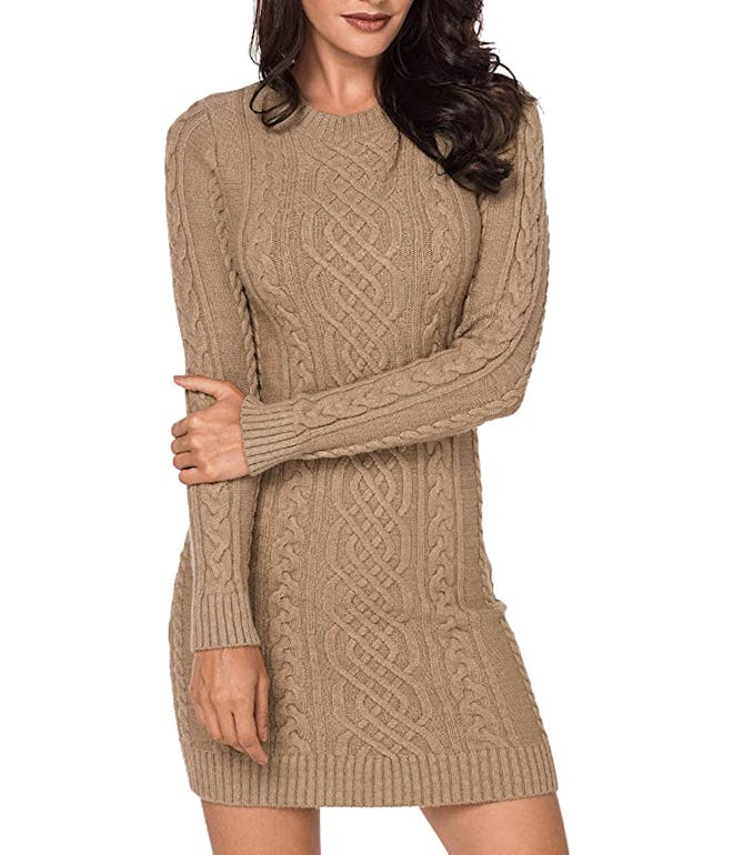 LaSuiveur Cable Knit Dress