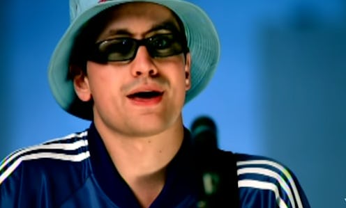 Wheatus front man Brendan B. Brown in the "Teenage Dirtbag" music video