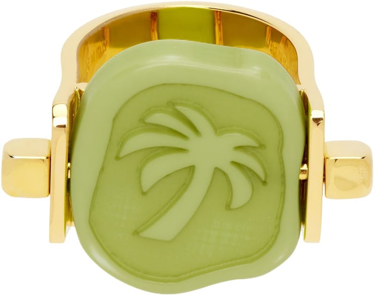 Gold & Green Seal Ring