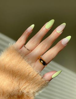 bright neon colors are a major summer 2022 nail trend