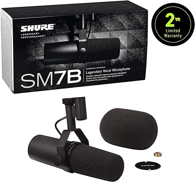 The Shure SM7B microphone for podcasting has a near-perfect rating from Amazon reviewers.