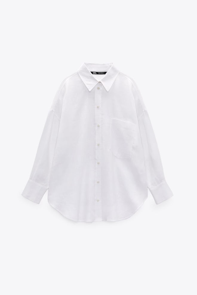 Zara linen shirt