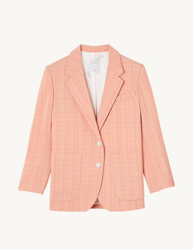 sandro tailored suit jacket