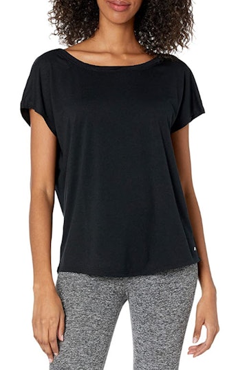 Amazon Essentials Studio Relaxed-Fit Open-Back Short-Sleeve T-Shirt