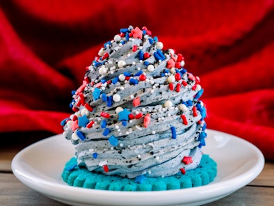 The Disney Fourth of July treats in the Disney Parks include patriotic grey stuff.