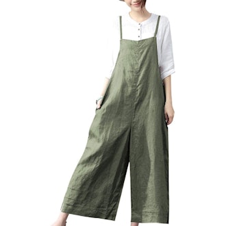 YESNO Wide Leg Overalls