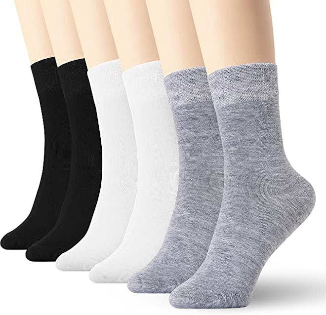 K-Lorra Thin Cotton Socks (6 Pairs)