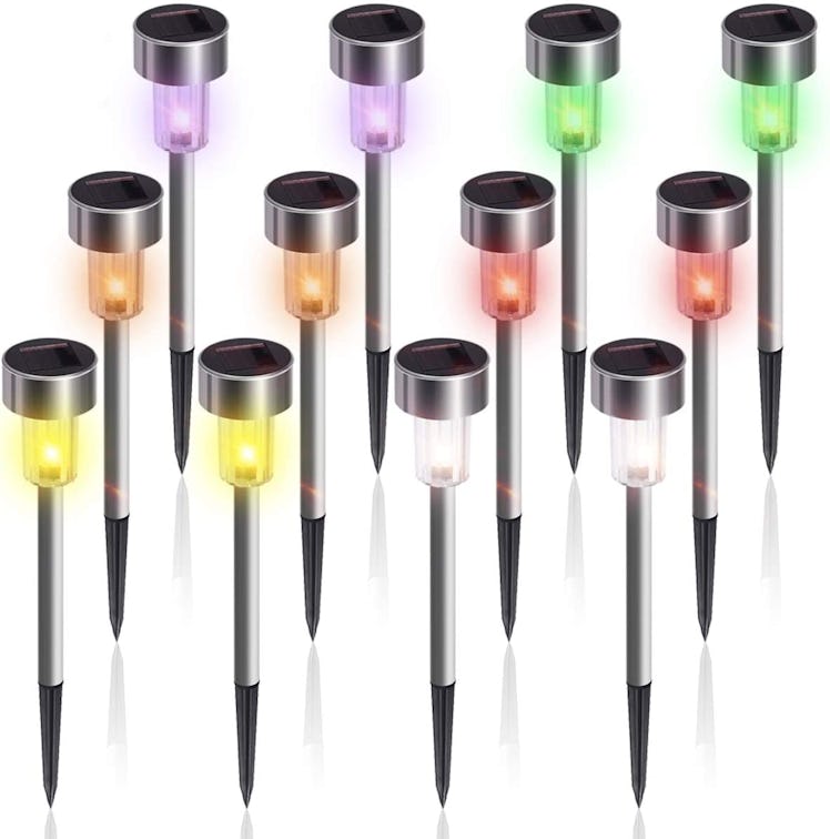 GIGALUMI Color Solar Garden Lights (12-Pack)