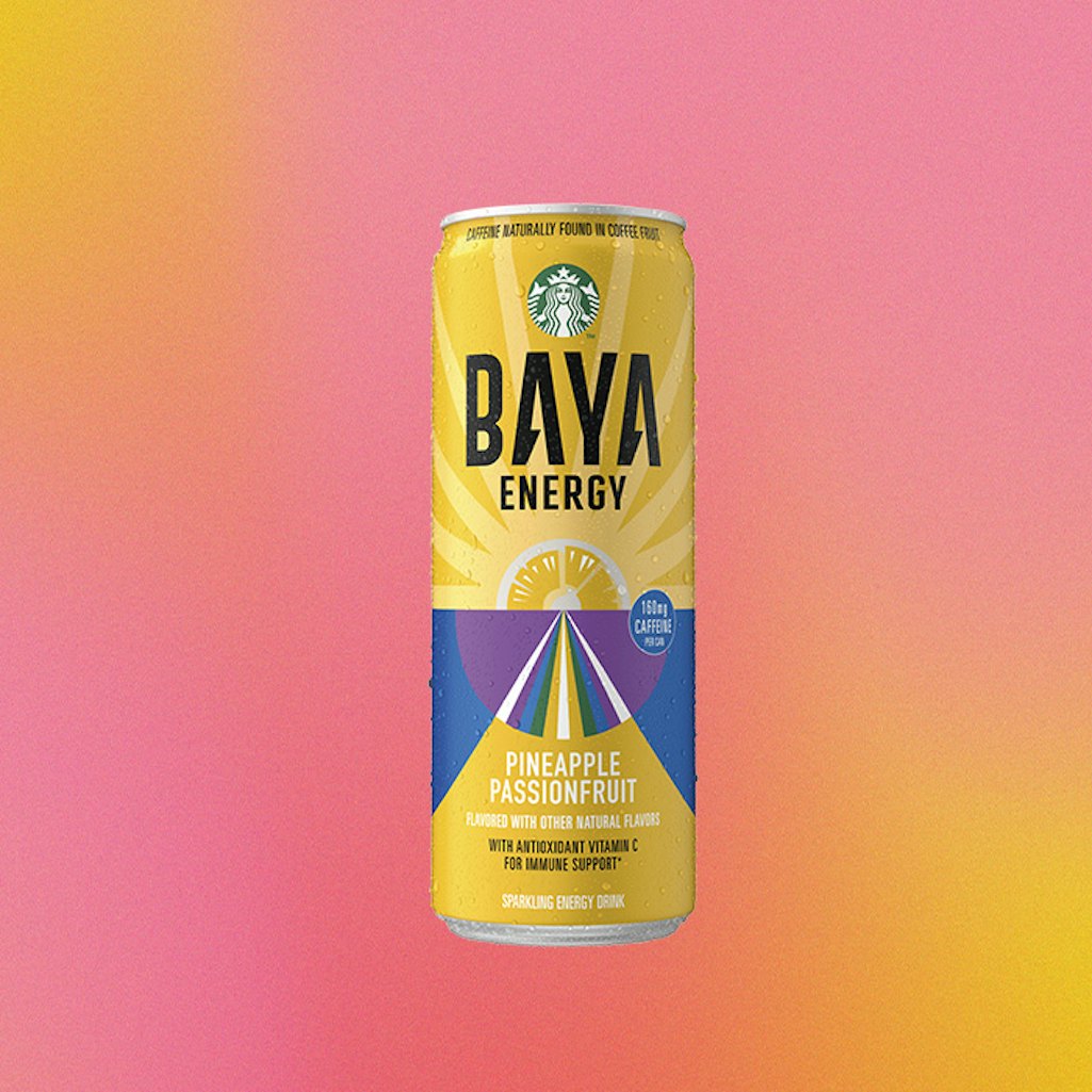 Starbucks Releases Its Own Caffeinated Energy Drink, Baya