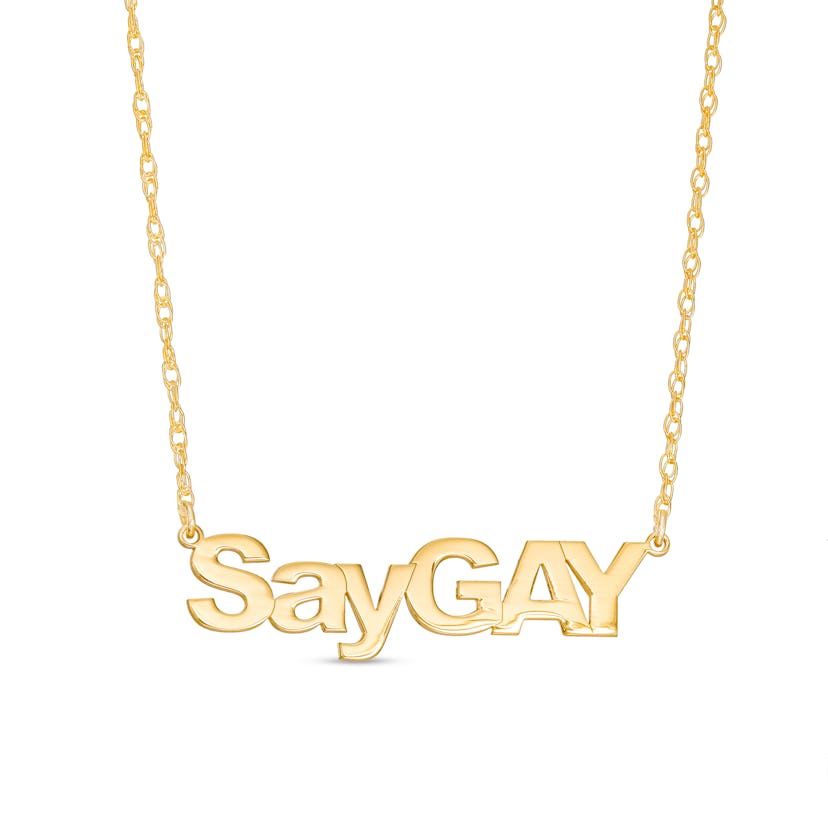 SayGAY Pride Necklace