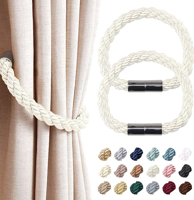 NICEEC Magnetic Curtain Tiebacks (2-Pack)