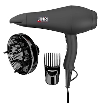 blow dryer for curly hair with 3 attachments