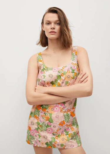 Mango's Floral Print Jumpsuit which was featured on "The Summer I Turned Pretty."