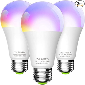 BERENNIS Smart WiFi Light Bulbs (3-Pack)