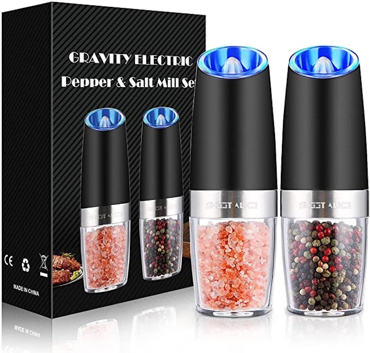 Gravity Electric Pepper and Salt Grinder Set