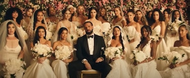 Drake married 23 women in his "Falling Back" music video.
