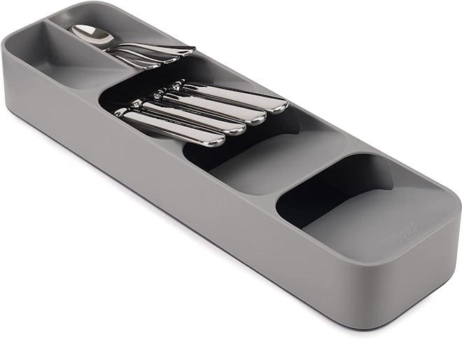 gray Joseph Joseph cutlery organizer