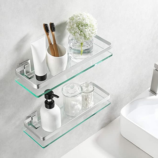 KES Bathroom Glass Shelf (2-Pack)