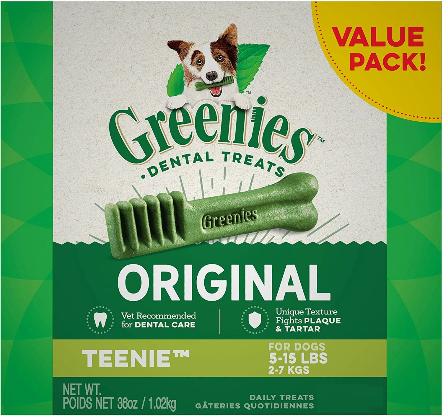 GREENIES TEENIE Natural Dog Dental Care Chew (130-Pack)