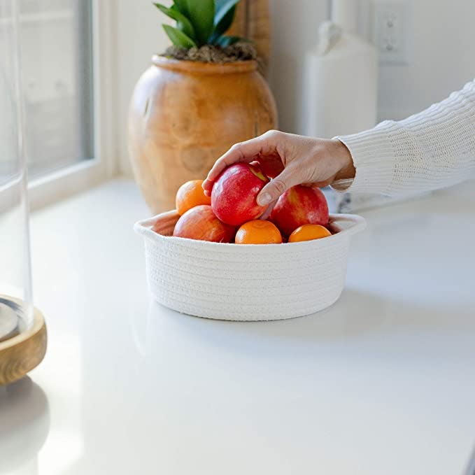 NaturalCozy Woven Baskets (5-Pack)