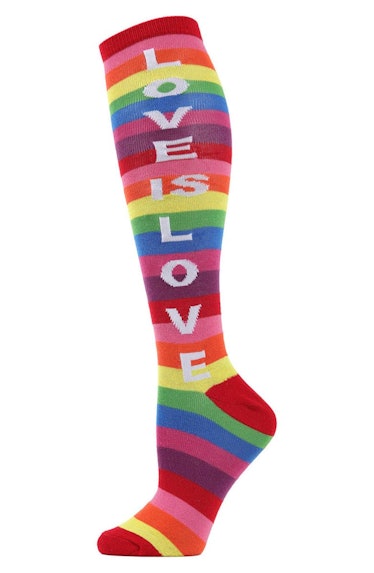 MeMoi rainbow Pride socks