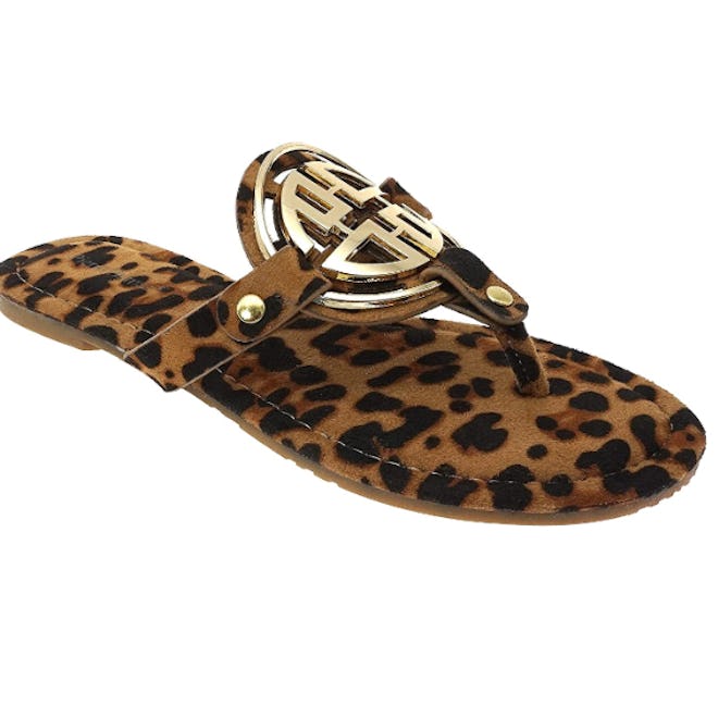 Pierre Dumas Limit-24 Leopard Sandals