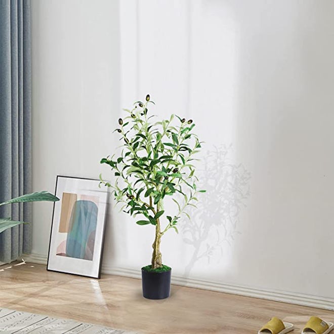 AntHousePlant Artificial Olive Tree