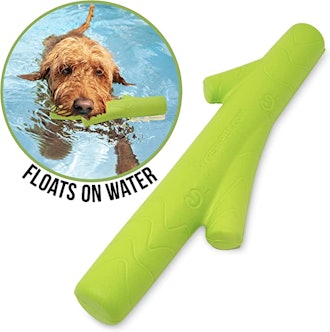 neon green hyper pet floating dog toy