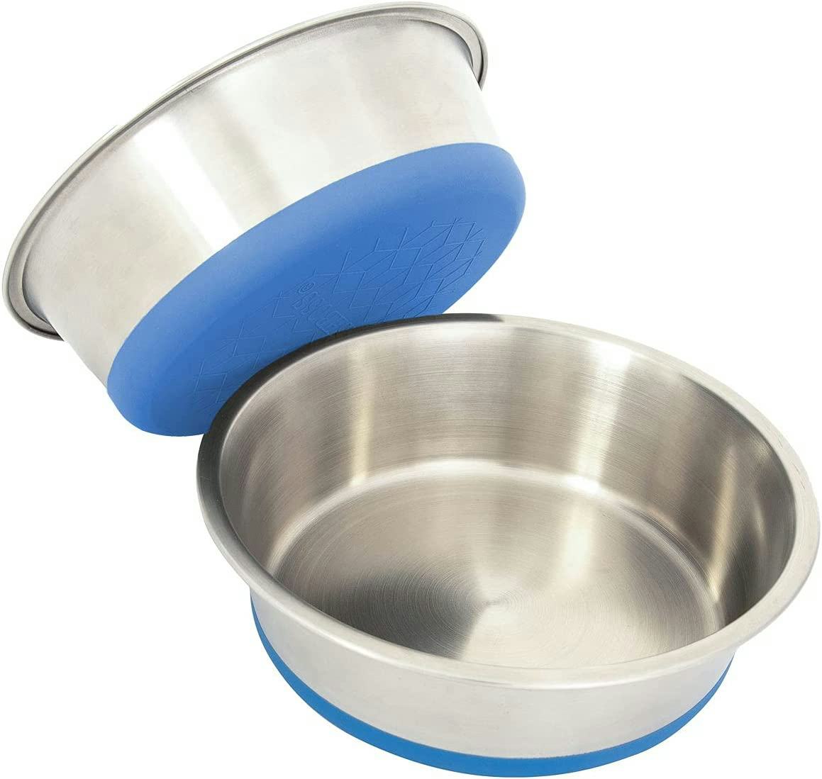 Leashboss Non-Skid Dog Bowls (2-Pack)