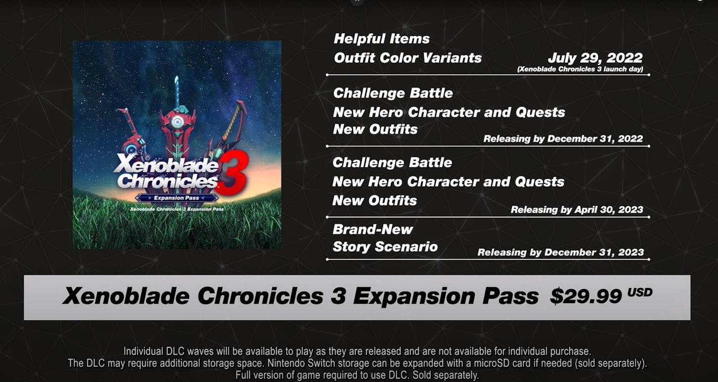 'Xenoblade Chronicles 3' release date, trailer, characters, gameplay