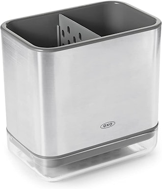 OXO stainless steel sink caddy