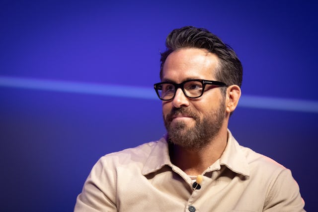 Ryan Reynolds speaks on stage during "Embrace Next Generation Storytelling" on June 22, 2022 in Cann...