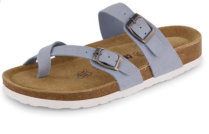 Cushionaire Luna Cork Footbed Sandal