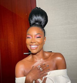 Gabrielle Union S Wrap Around Ponytail