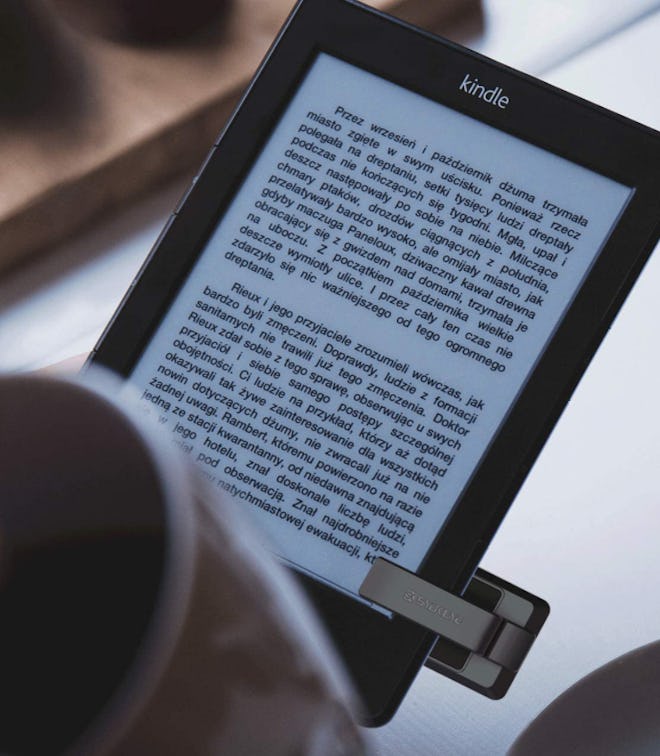If you're looking for Kindle accessories, consider this remote page turner so you don't have to swip...