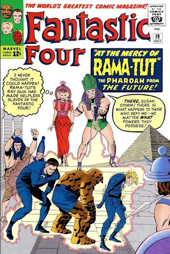 Kang's first appearance in the Fantastic Four comics.