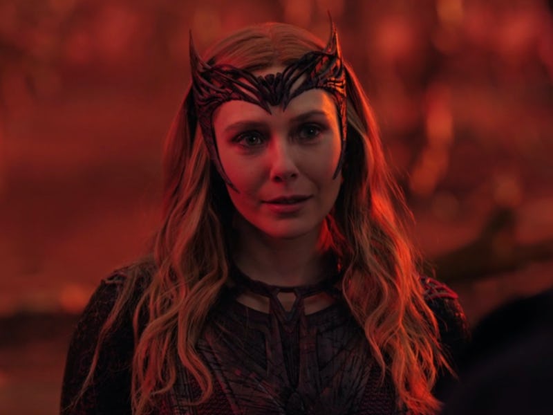Elizabeth Olsen as Wanda Maximoff a.k.a. the Scarlet Witch in Doctor Strange in the Multiverse of Ma...