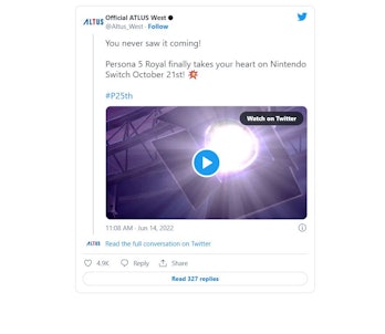 Persona 5 Royal Nintendo Switch