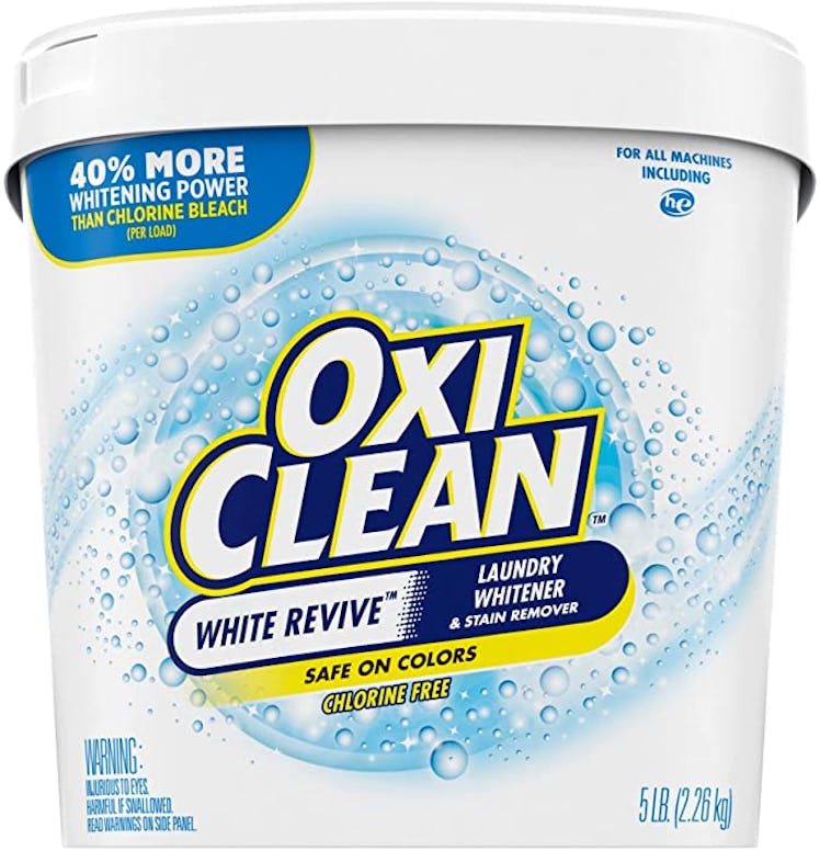 bucket of oxiclean whitener