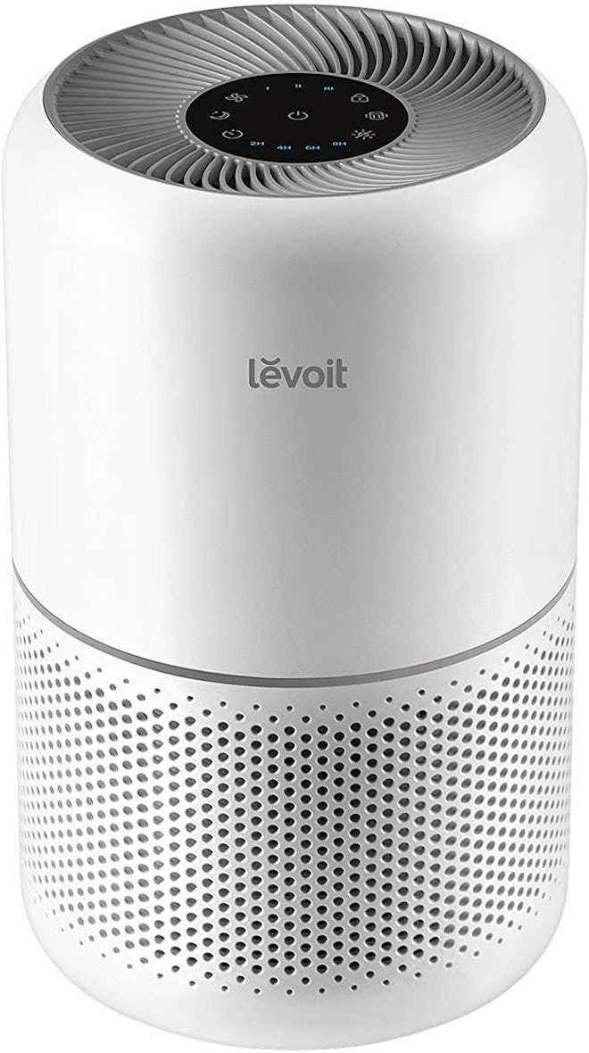 levoit air purifier in silver
