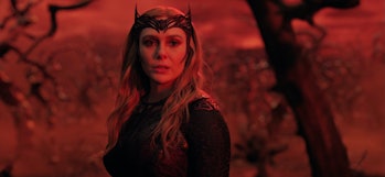 Elizabeth Olsen as Wanda Maximoff aka the Scarlet Witch in Doctor Strange in the Multiverse of Ma...