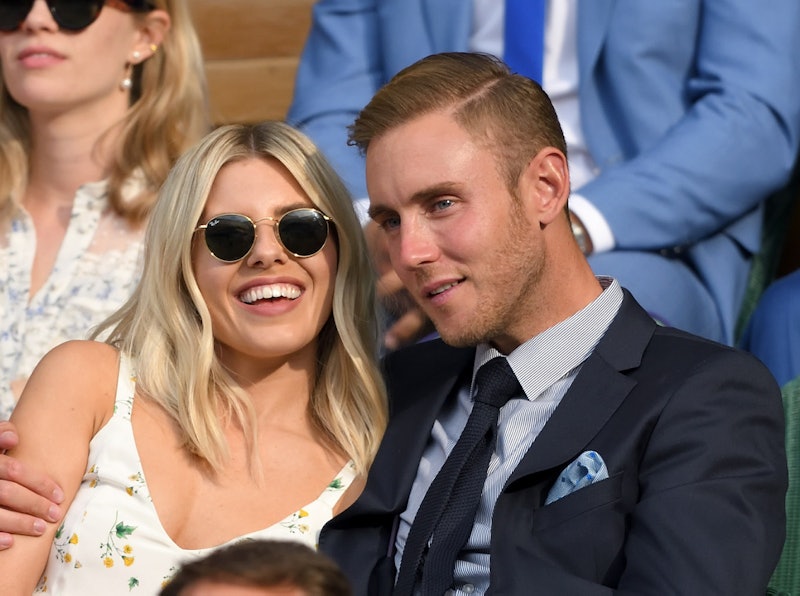 Mollie King and Stuart Broad, now-engaged couple at Wimbledon 2019