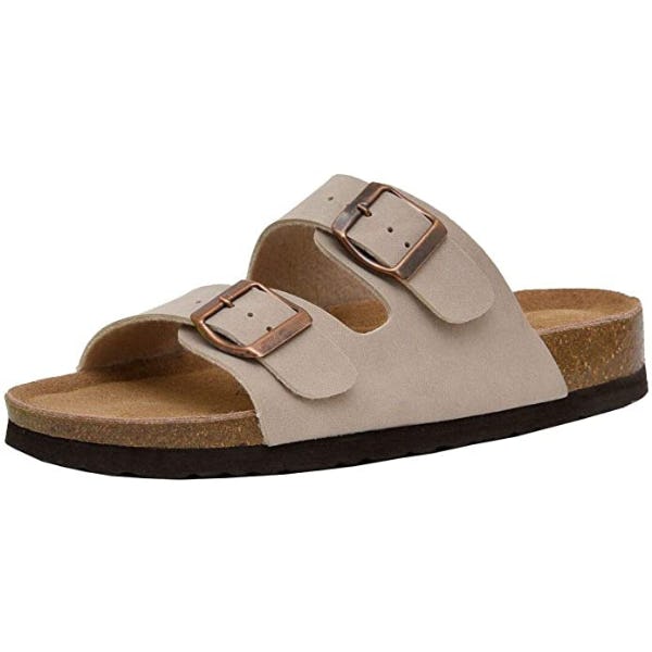 CUSHIONAIRE Cork Footbed Sandal