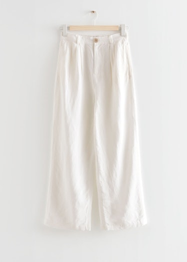 & Other Stories white linen trousers